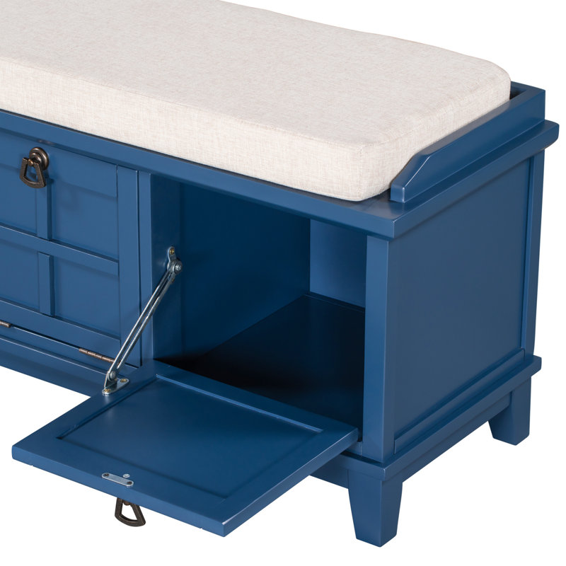 Red Barrel Studio® Solid Wood Storage Bench Wayfair